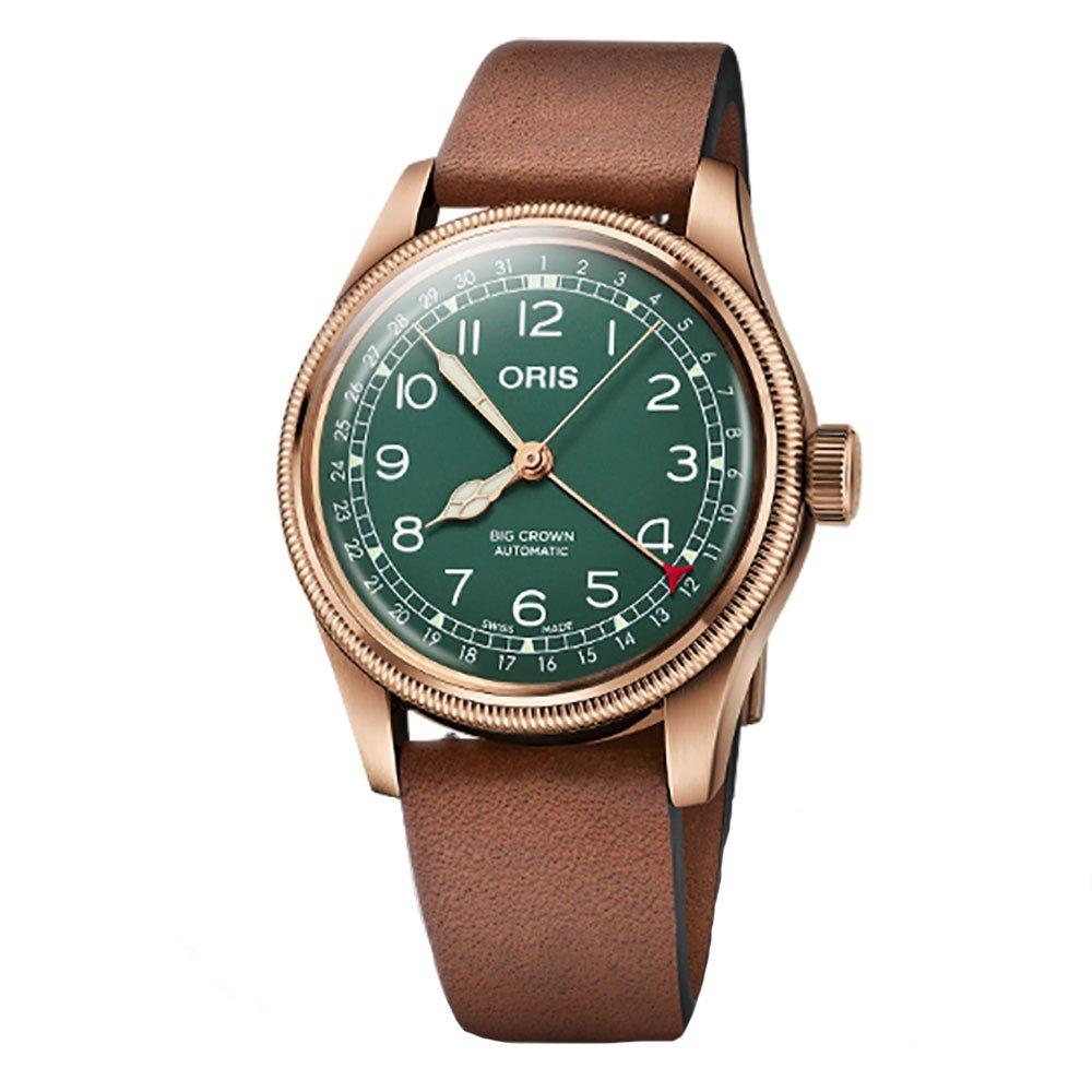 Oris big crown pointer date clearance bronze